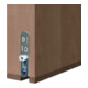 PLANET ASSA ABLOY Joint d'étanchéité de porte HS, 1085mm Aluminium-4