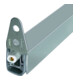 PLANET ASSA ABLOY Joint d'étanchéité de porte MF, 1210 mm Aluminium-1