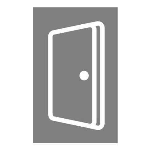 PLANET ASSA ABLOY Joint d'étanchéité de porte MF, 1210 mm Aluminium