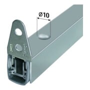 PLANET ASSA ABLOY Joint d'étanchéité de porte MF, 1210 mm Aluminium-4