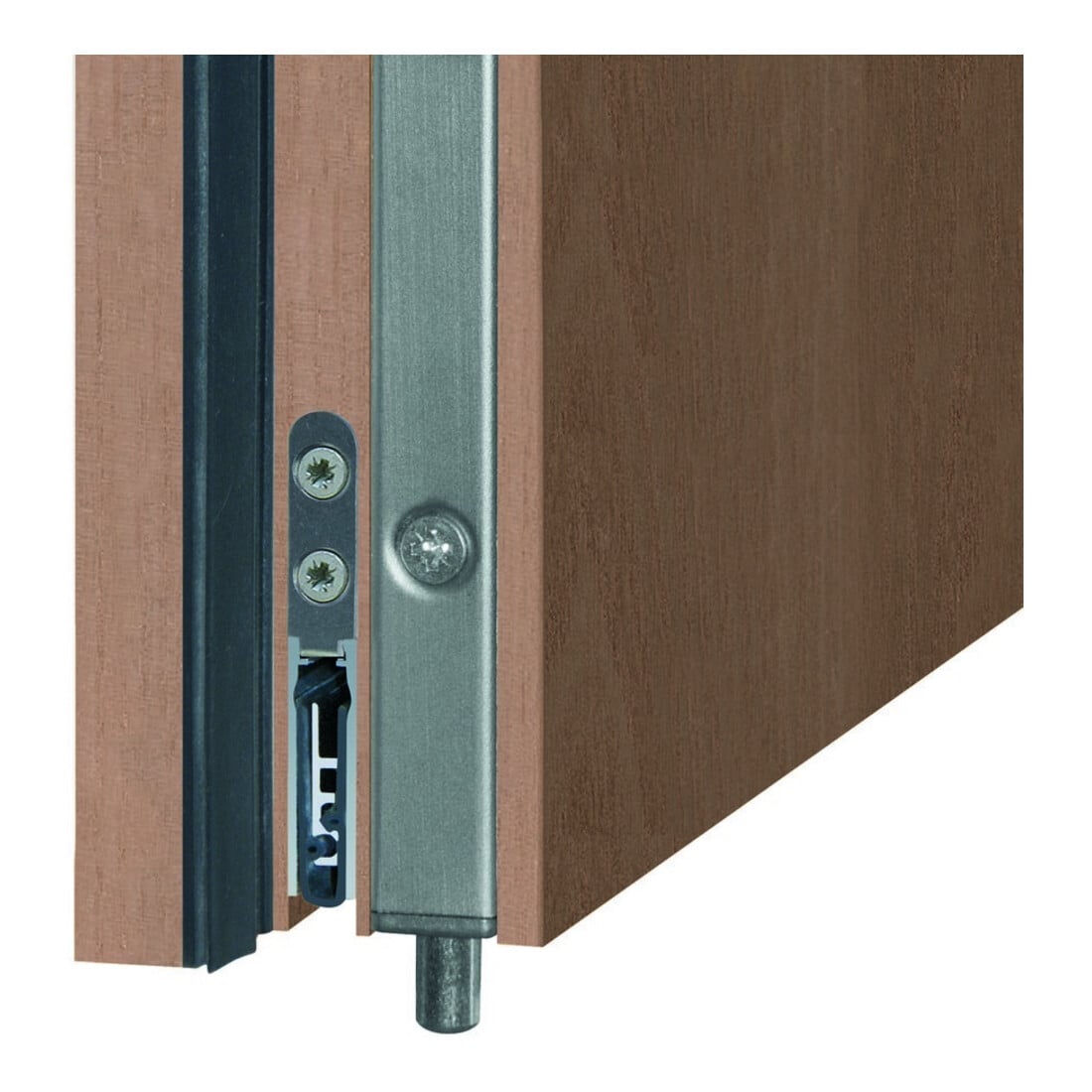 PLANET ASSA ABLOY Joint d'étanchéité de porte US, 960 mm Aluminium