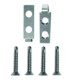 PLANET ASSA ABLOY Joint d'étanchéité de porte US, 960 mm Aluminium-5