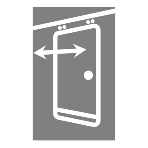 PLANET ASSA ABLOY Türabsenkdicht HS, 960mm Aluminium