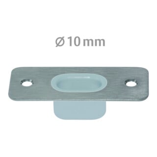 Planet Benne à fond plat BM Ø10INOX acier inoxydable plastique