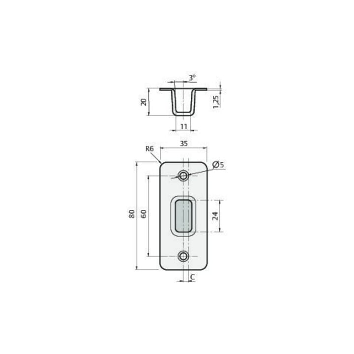 Planet Bodenmulde BM Ø10INOX Edelstahl Kunststoff