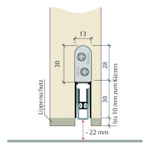 PLANET SONDER- HS,RD+feu,1650 mm