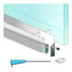 PLANET Türdichtung KG-SM-Set schmal FH 959mm Silikon grau