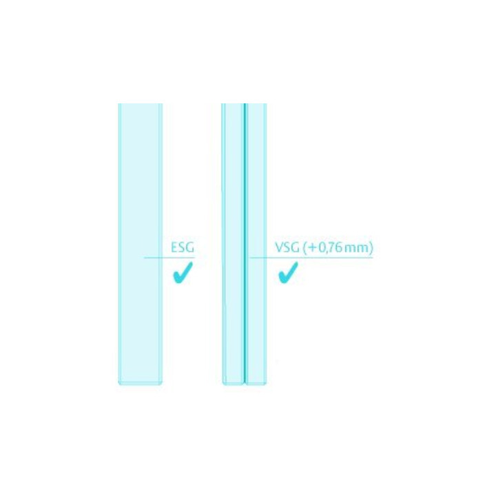PLANET Türdichtung KG-SM-Set schmal FH 959mm Silikon grau