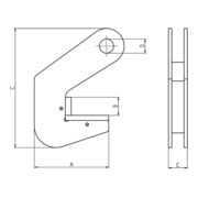 Planeta Collier de levage de tuyau PPC-1,5 Capacité 1500 kg-4