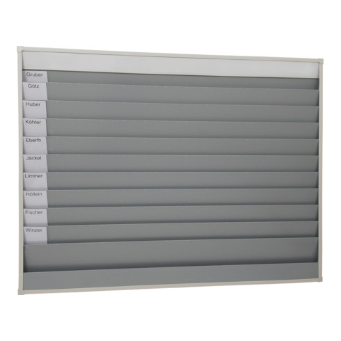 Planificateur d'atelier Eichner A4 pour atelier 10 rails 1580 x 1282 x 78 mm