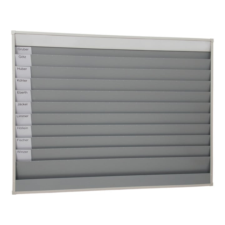 Planificateur d'atelier Eichner A4 pour atelier 10 rails 1580 x 1282 x 78 mm