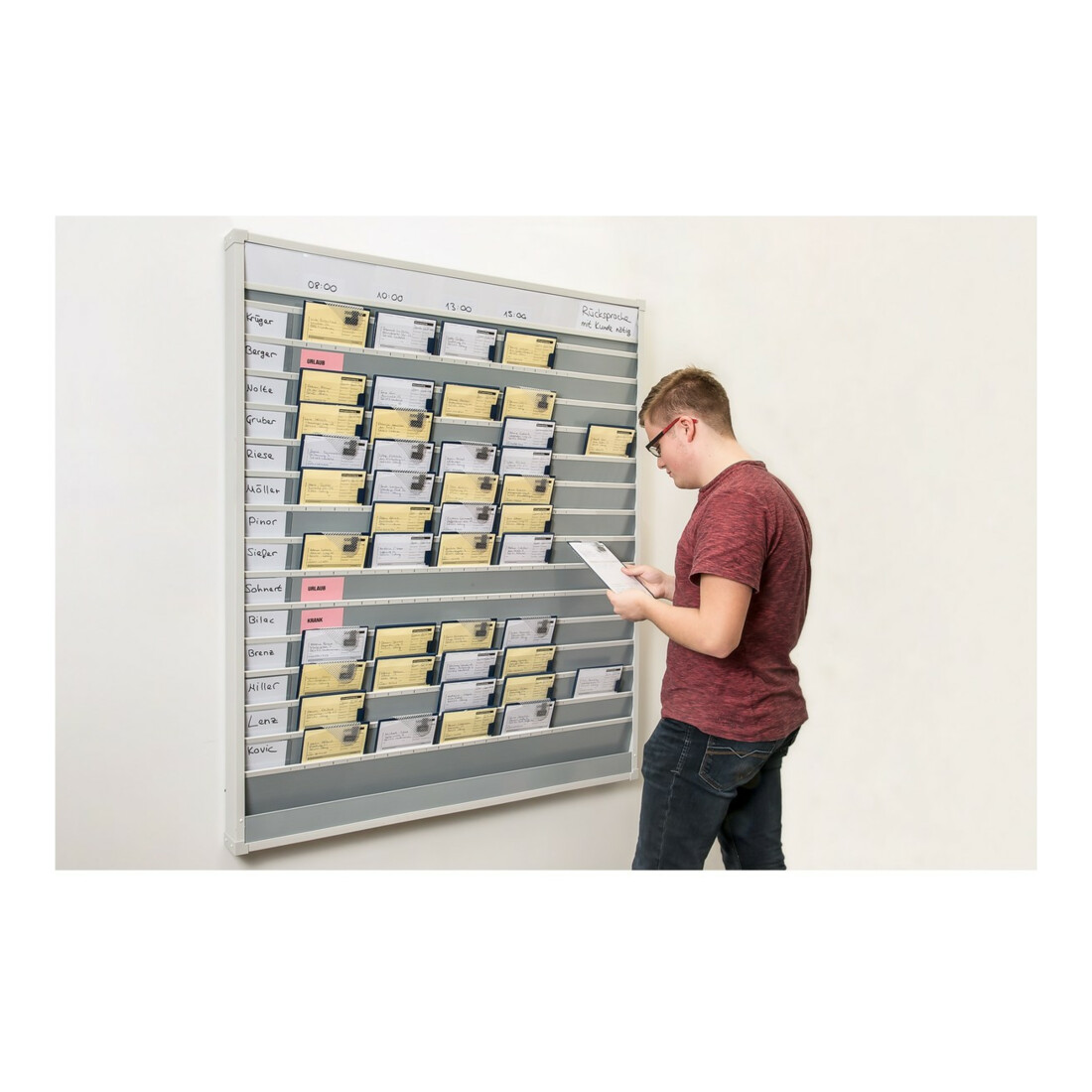 Planificateur d'atelier Eichner A5 vertical pour l'atelier