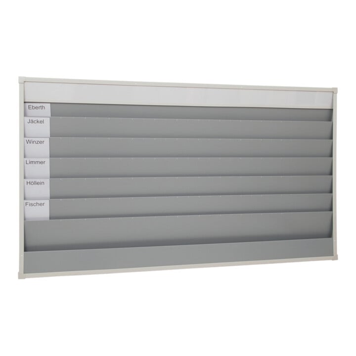 Planificateur d'atelier H900xl1580xP78 mm 6 rails gris