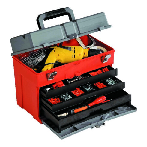 PLANO Valise à tiroirs 440x300x250mm