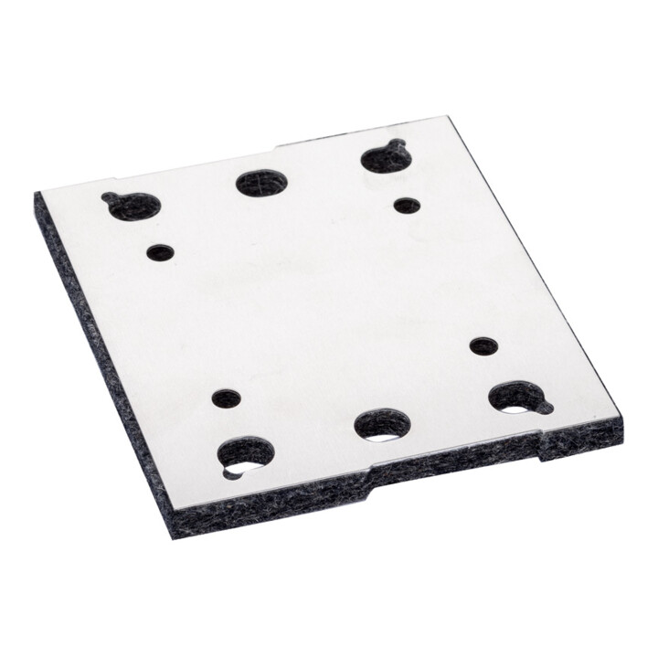 Plaque abrasive Bosch 110 x 100 mm avec feutre