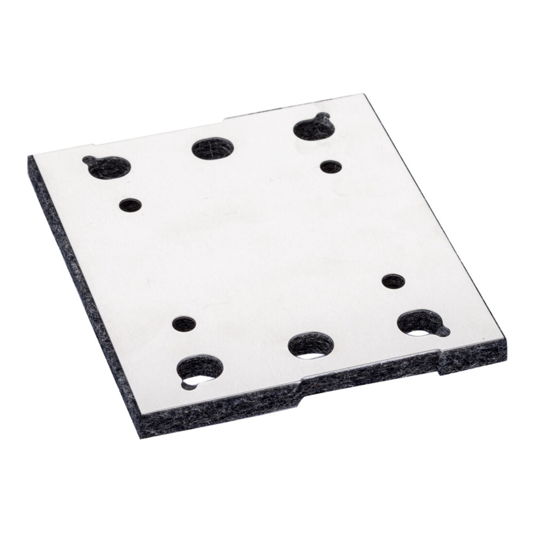 Plaque abrasive Bosch 110 x 100 mm avec feutre