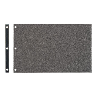 Plaque abrasive fine Bosch pour ponceuse à bande pour GBS 100 A/100 AE