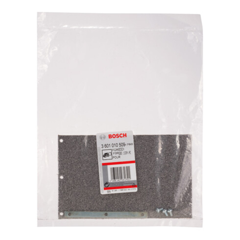 Plaque abrasive fine Bosch pour ponceuse à bande pour GBS 100 A/100 AE