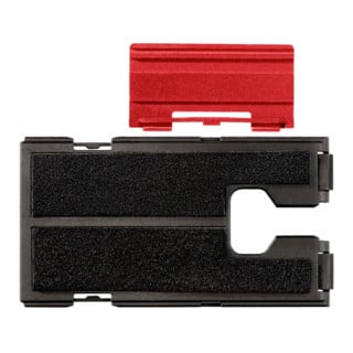 Plaque anti-rayures feutrée en plastique pour scie sauteuse, avec adaptateur pour rail de guidage metabo
