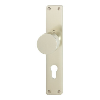 Plaque bouton Hoppe 58/202 Alu. F2 PZ