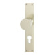 Plaque bouton Hoppe 58/202 Alu. F2 PZ-1