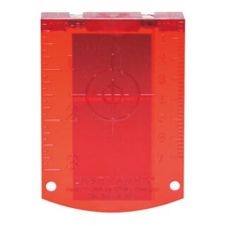 Plaque cible laser Bosch rouge
