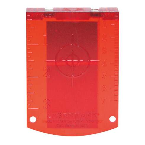 Plaque cible laser Bosch rouge
