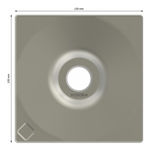 Plaque de battage Bosch 120 x 120 mm