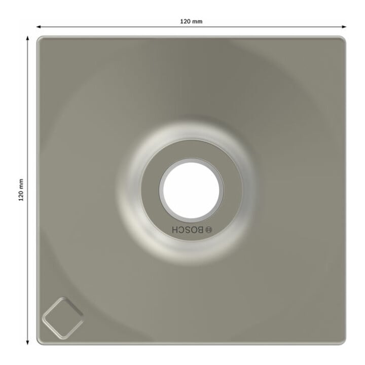 Plaque de battage Bosch 120 x 120 mm