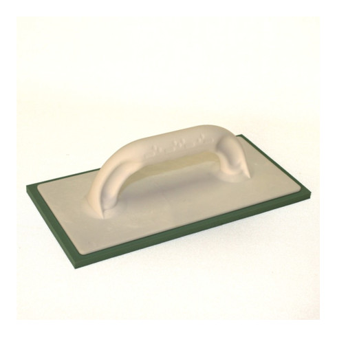 Plaque de friction caoutchouc cellulaire 14x28x1cm couronnes vertes
