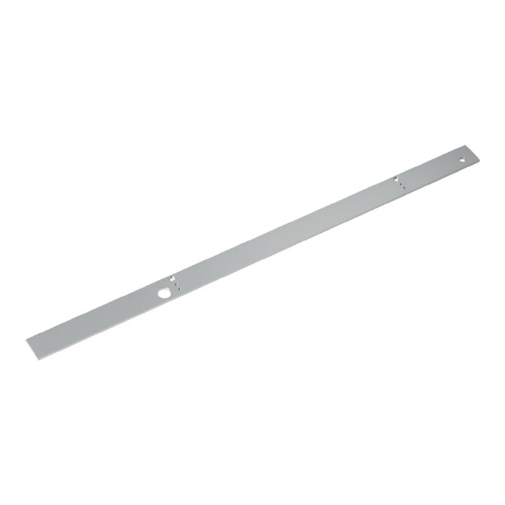 Plaque de montage Dorma pour coulissant G-EMR blanc 9010