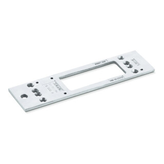 Plaque de montage GEZE argent f.TS 3000