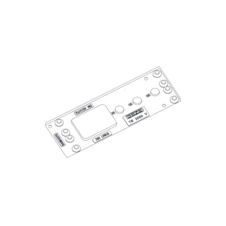 Plaque de montage GEZE blk f.TS 2000