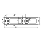 Plaque de montage GEZE f.TS 5000/4000 argent-4