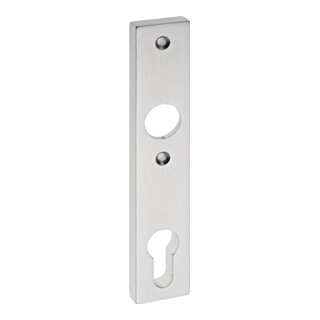Plaque de porte intérieure pour boîtiers de fermeture PZ Entf.72mm Alu F1 couleur naturelle li./re.