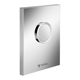 Plaque de poussée pour urinoir Schell EDITION blanc