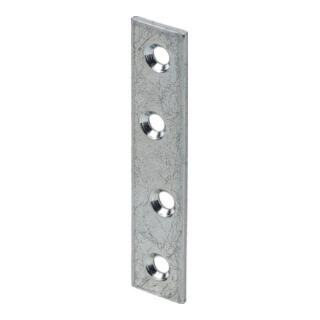 Plaque de raccordement Vormann L.80mm B.15mm S.2mm STA galv.