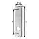 Plaque de recouvrement 110110 pour enrouleur PARO 110100-1