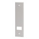 Plaque de recouvrement 185 mm pour rouleur d'entrée Plastique blanc 27 mm-1