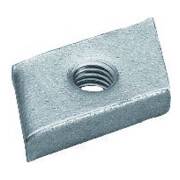 Plaque filetée Type 38/17 galZn M10