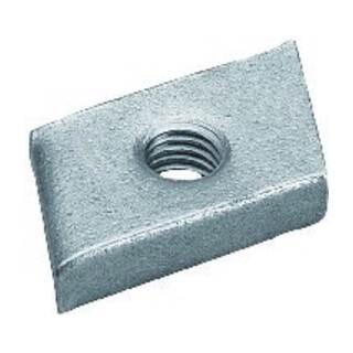 Plaque filetée type 38/17 galZn M12