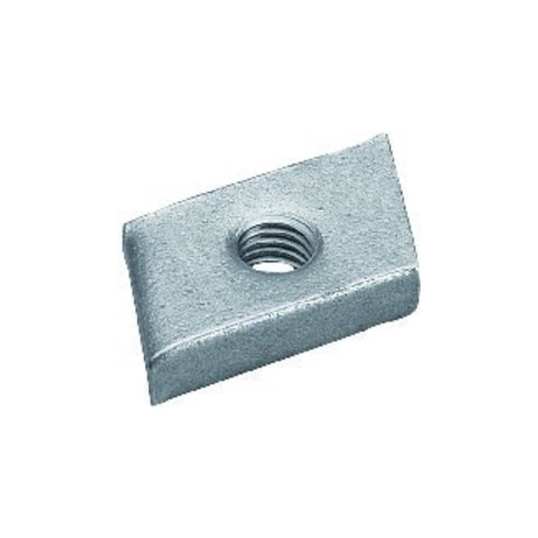 Plaque filetée type 38/17 galZn M12
