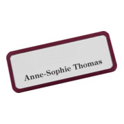 Plaque nominative Eichner magnétique 81x33mm