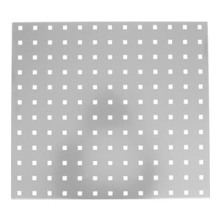 Plaque perforée STIER pour mur d'atelier, 500x450 mm, gris clair