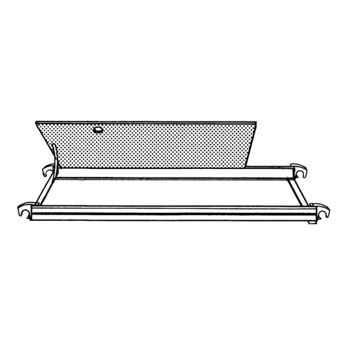 Plate-forme avec trappe d'accès 1,90x0,65 m Hymer