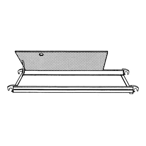 Plate-forme avec trappe d'accès 1,90x0,65 m Hymer