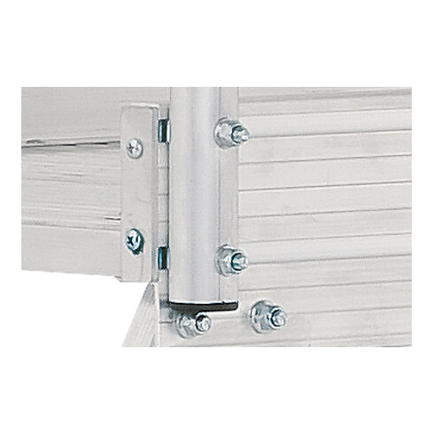 Plate-forme de sécurité roulante, accès d’un côté, 8 marches Hymer