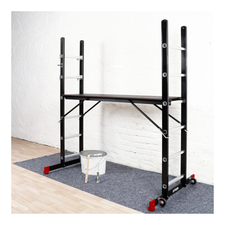 Plate-forme de travail/échafaudage STIER 150 kg EN 131