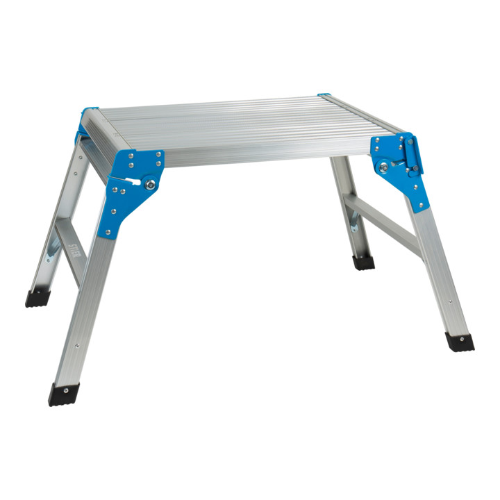 Plate-forme de travail et plate-forme de montage repliable STIER, charge admissible 150 kg, DIN EN 14183