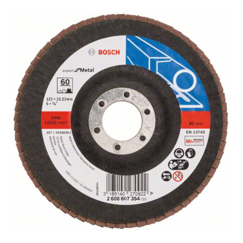 Bosch disque à rabat X551 Expert pour Métal, droit, tissu de verre